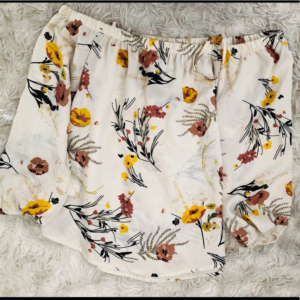 Print Off Shoulder top
